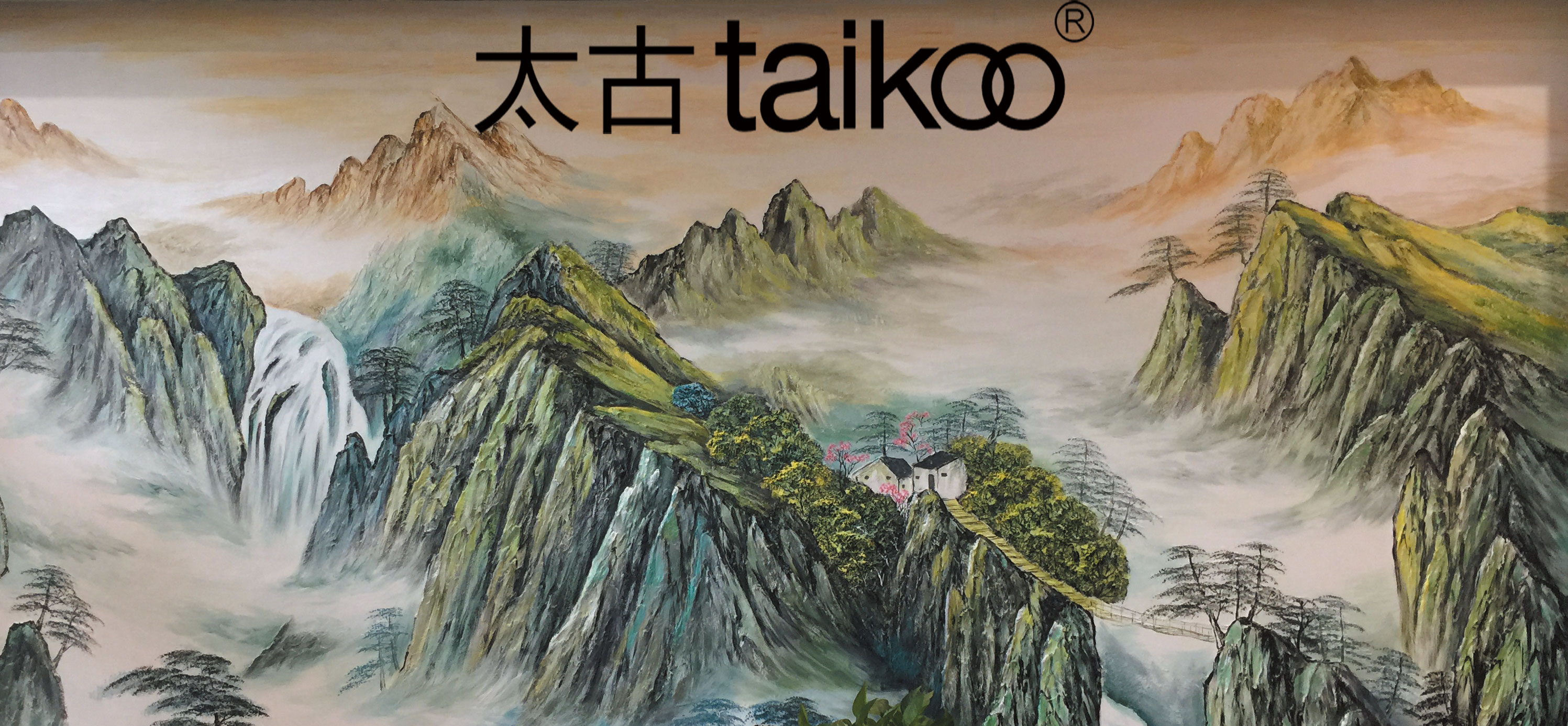 太古艺术水漆匠心之创作—山水画|走进艺术水漆的美学魅力